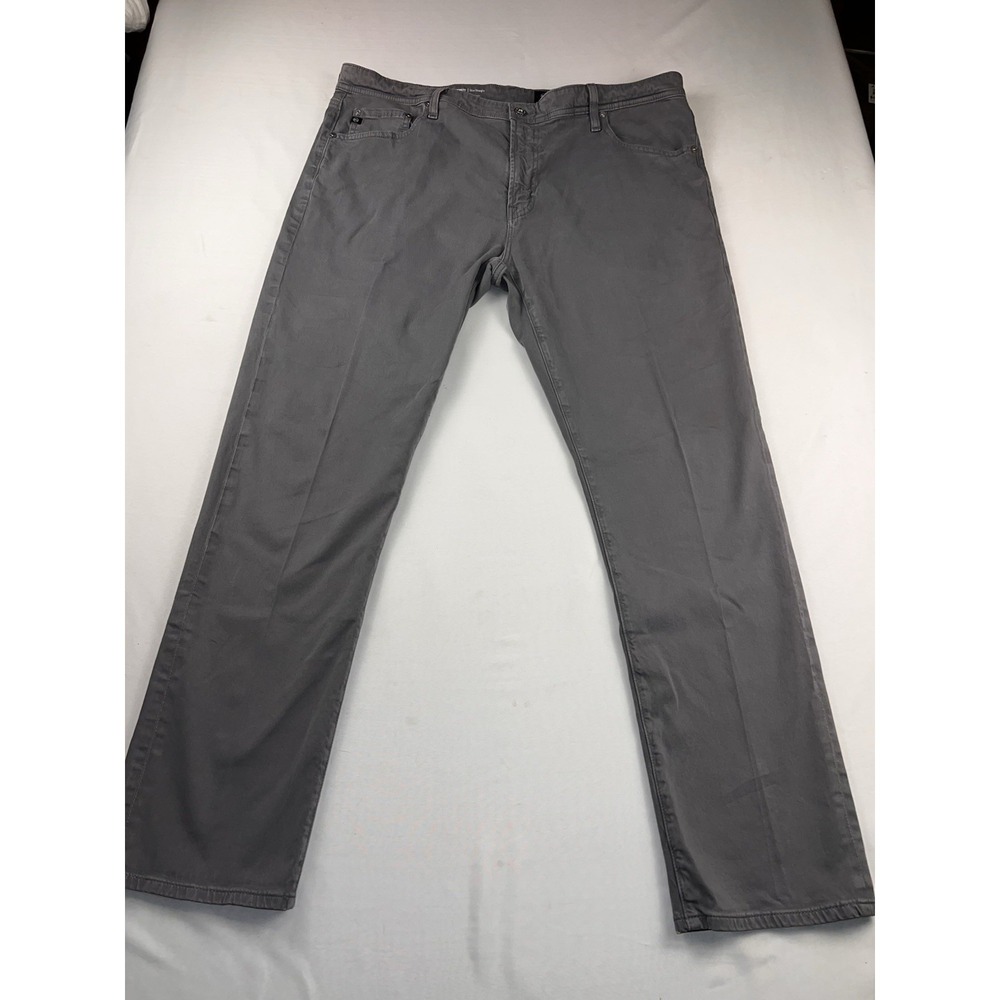 AG Adriano Goldschmied Everett Jeans Slim Straight Gray Stretch‎ Italy Men 40x32